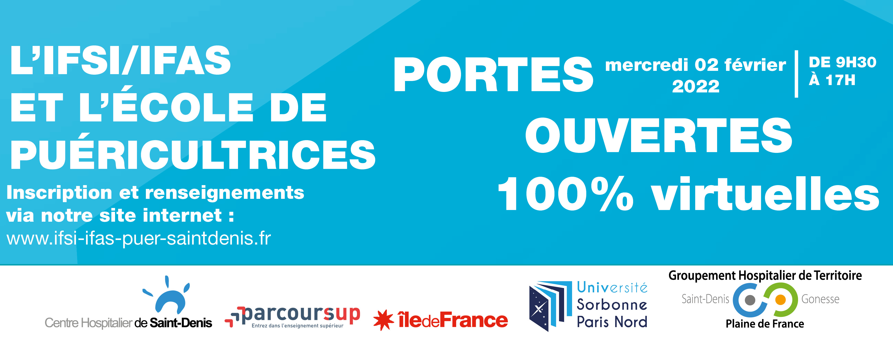Portes ouvertes de l'IFSI, l'IFAS et l'école de puéricultrices le 2 février - Événement 100% en ligne