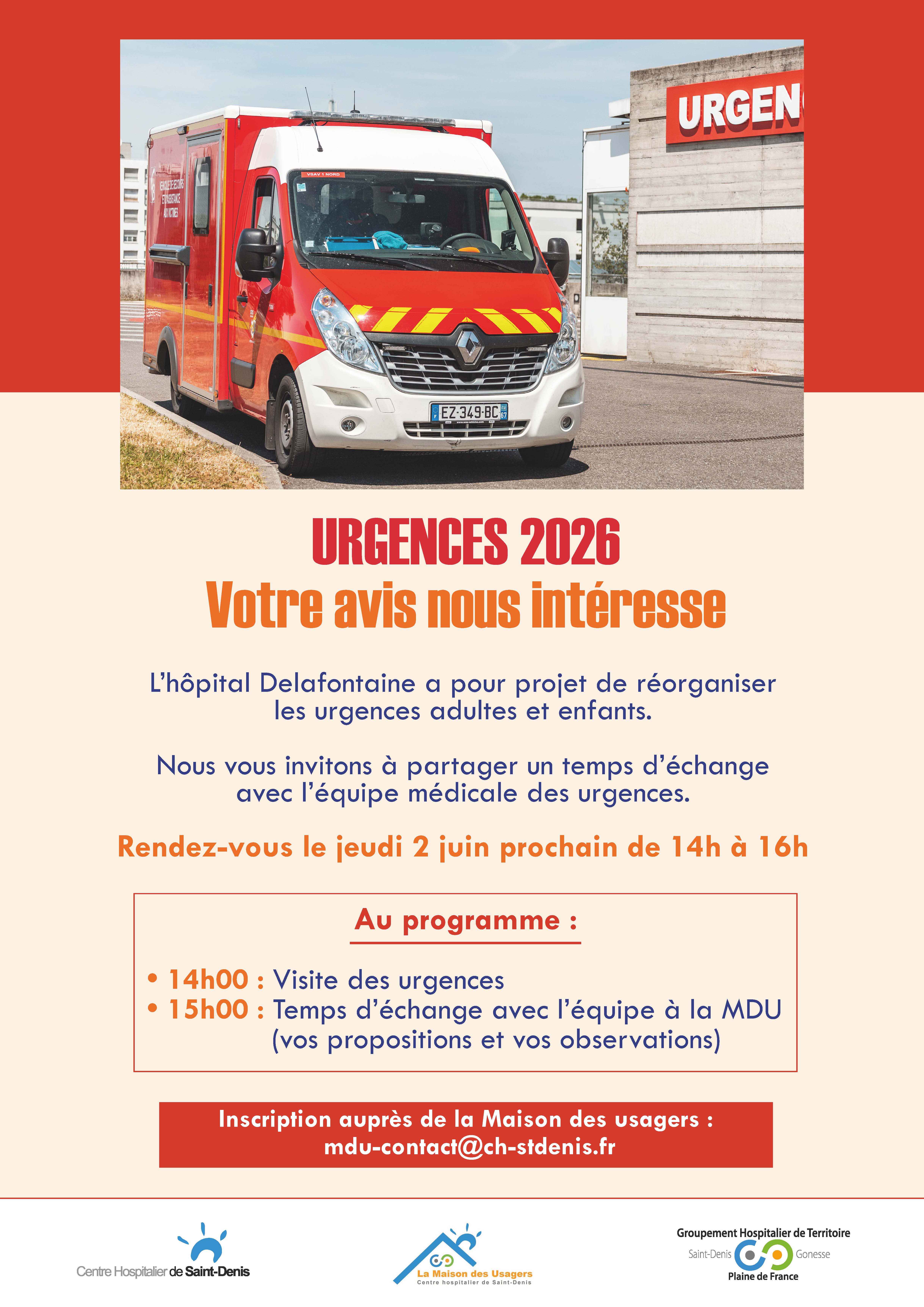 affiche urgences 2026