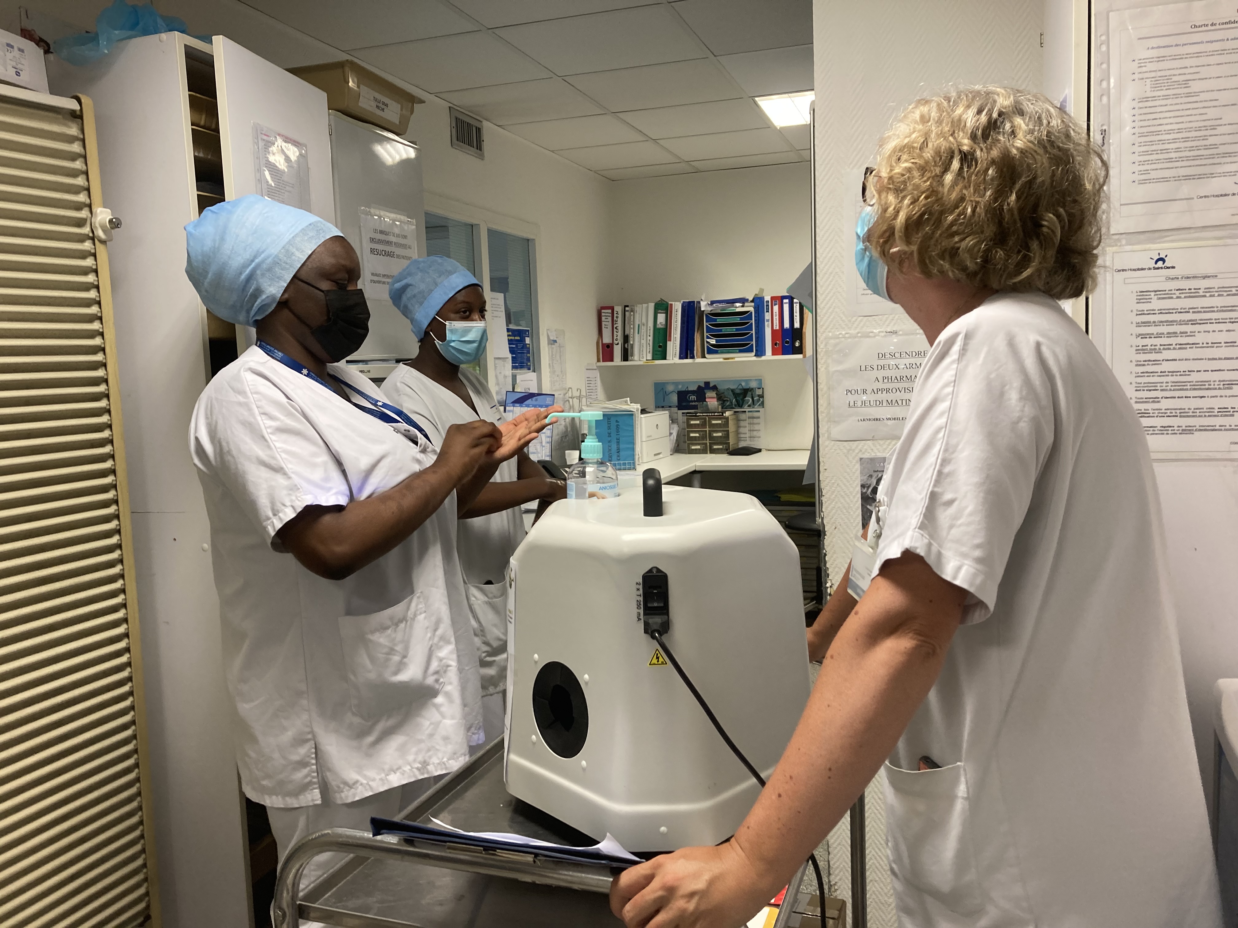 Opération de sensibilisation au Centre Hospitalier de Saint-Denis