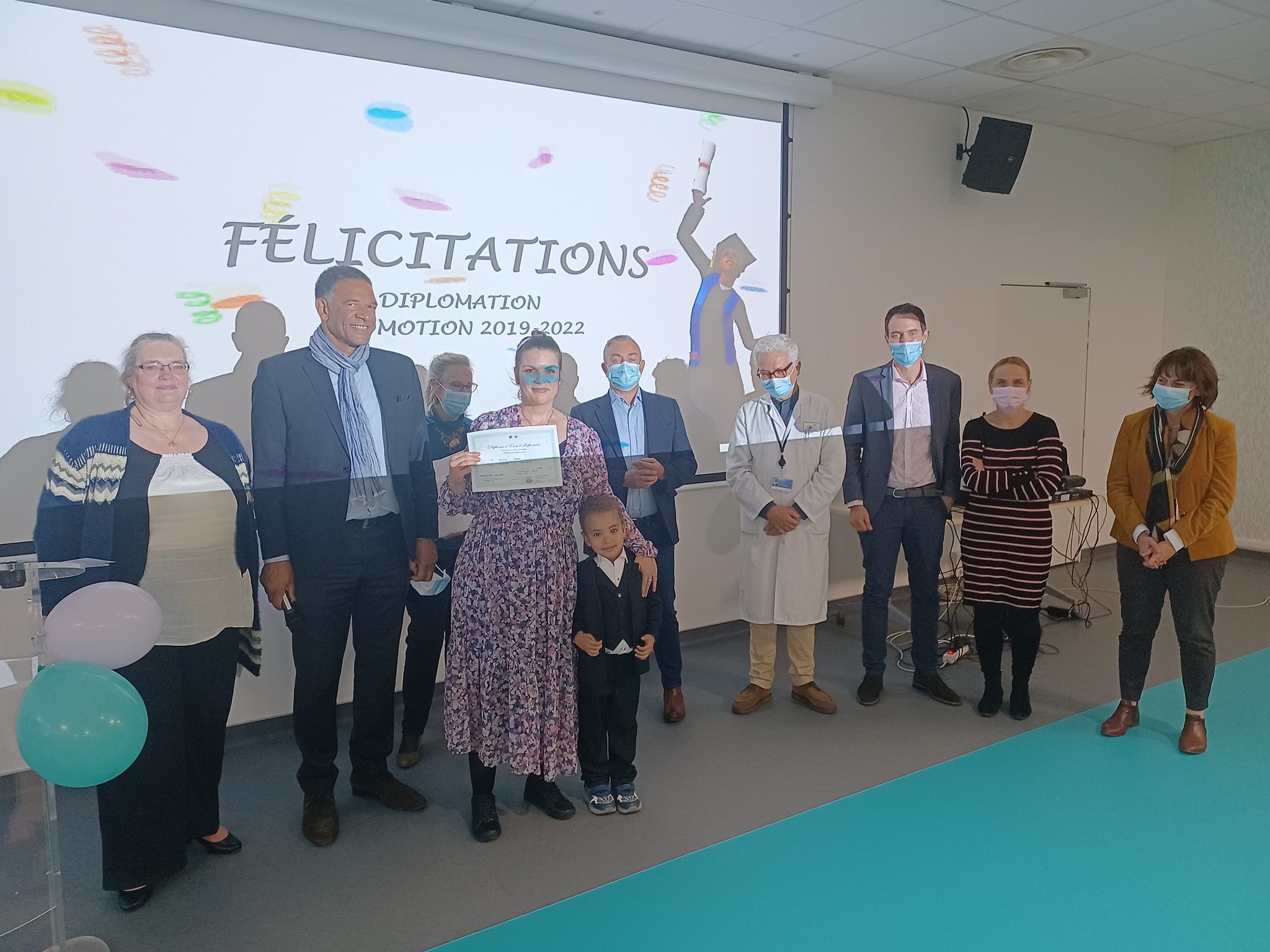 Remise des diplômes des étudiants de l'Institut de formation en soins infirmiers (IFSI)