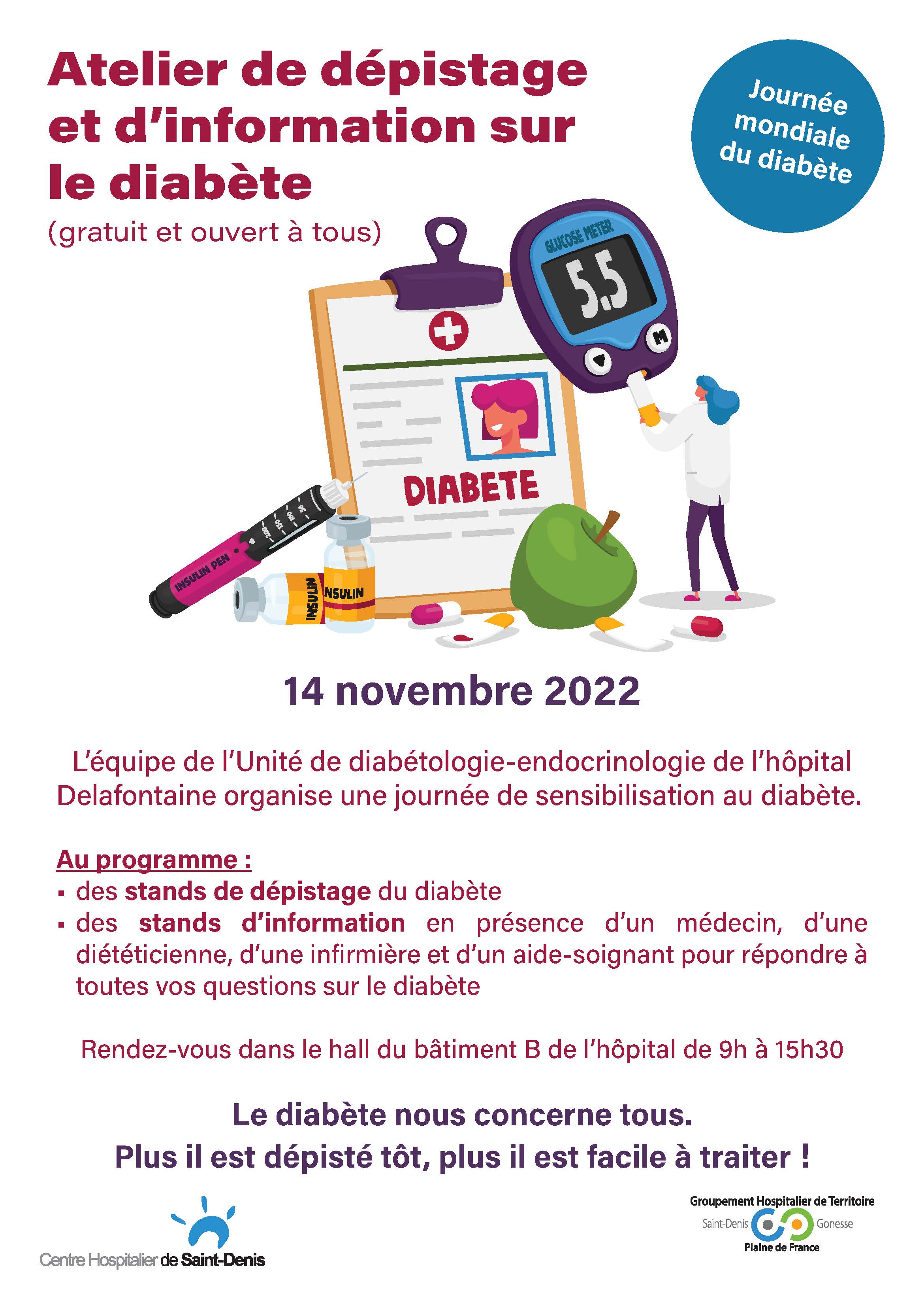 Journée mondiale contre le diabète