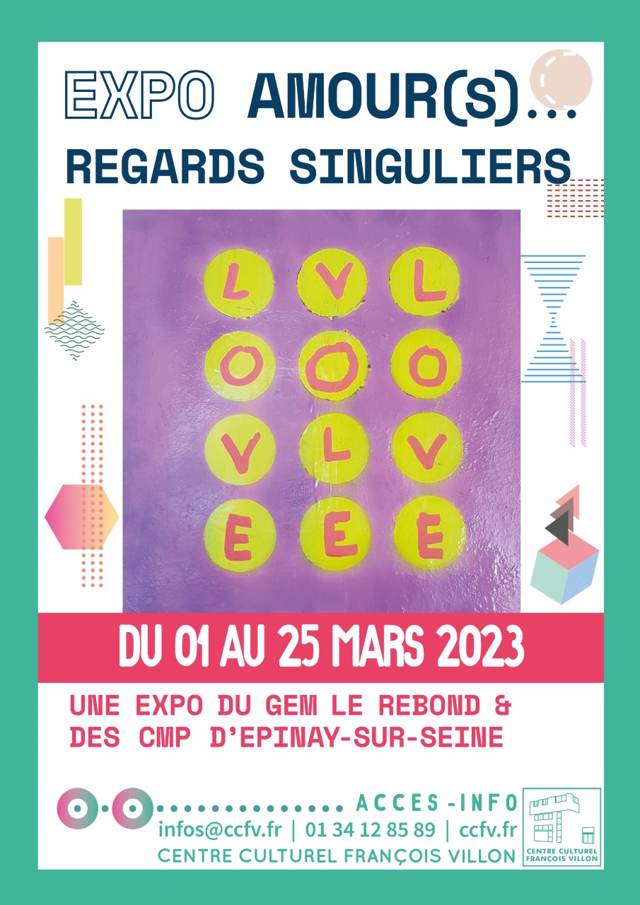 Affiche amour exposition