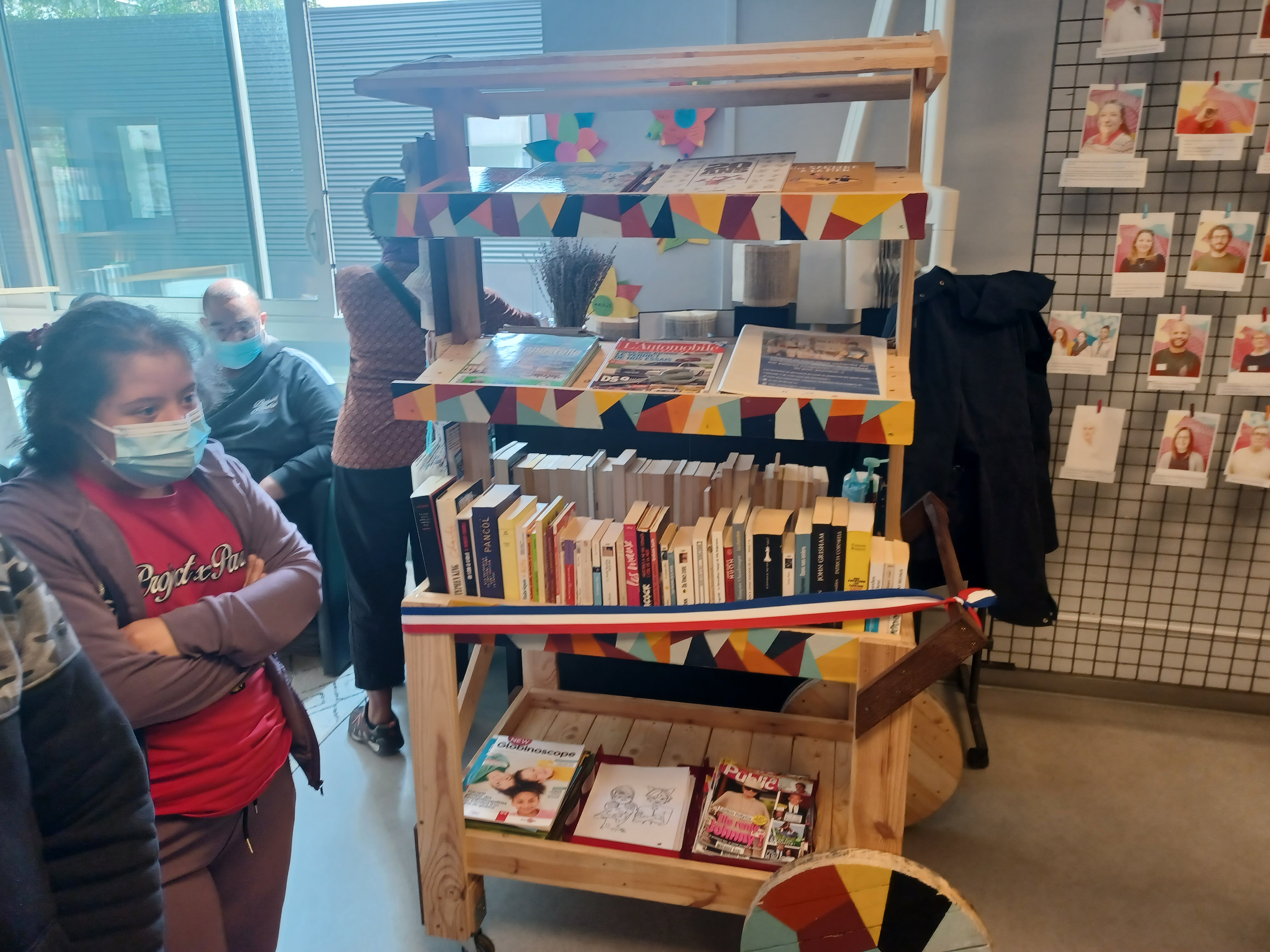 Inauguration du bibliobus au sein de la MDU