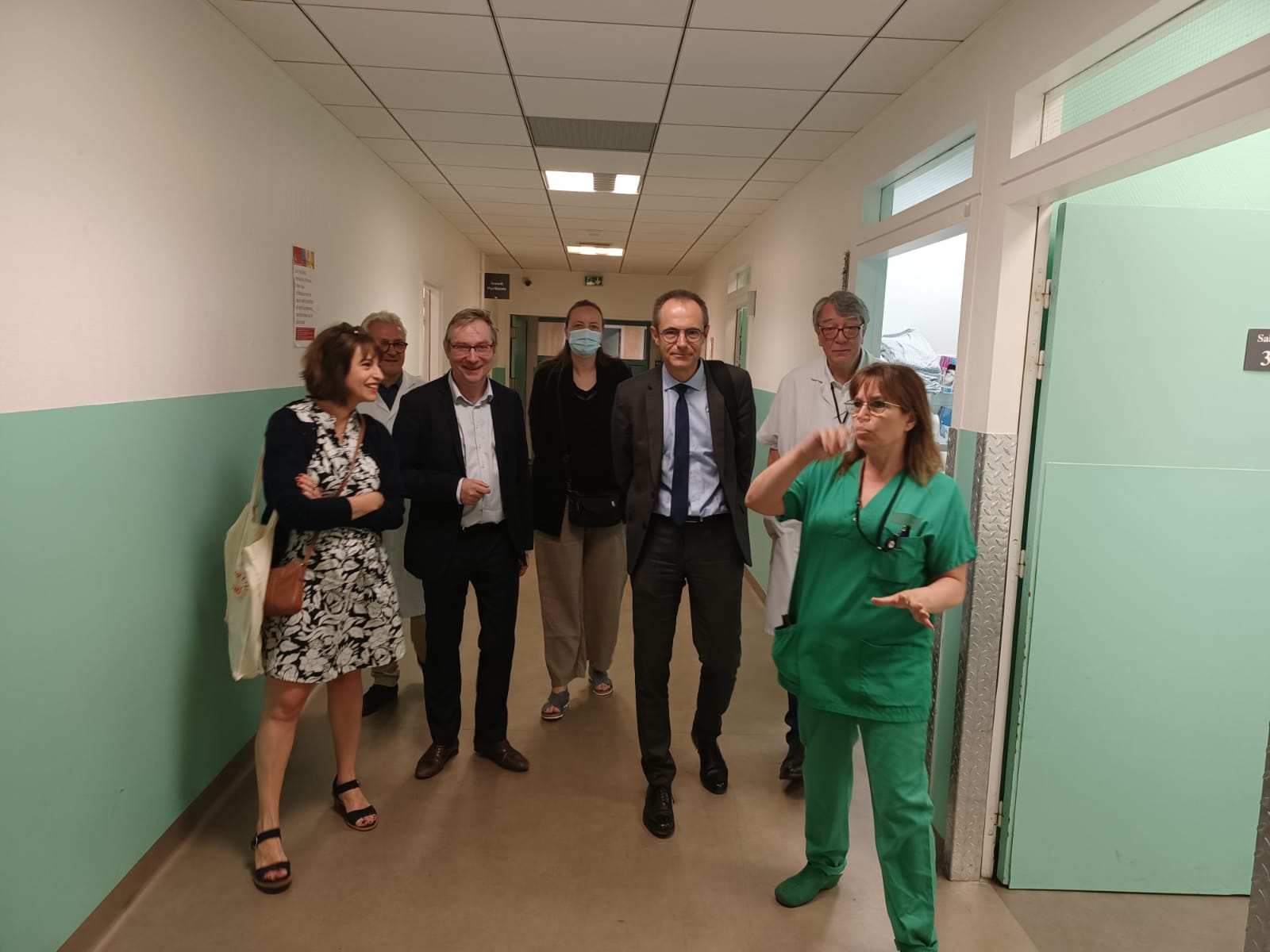 Visite d'Arnaud Corvaisier