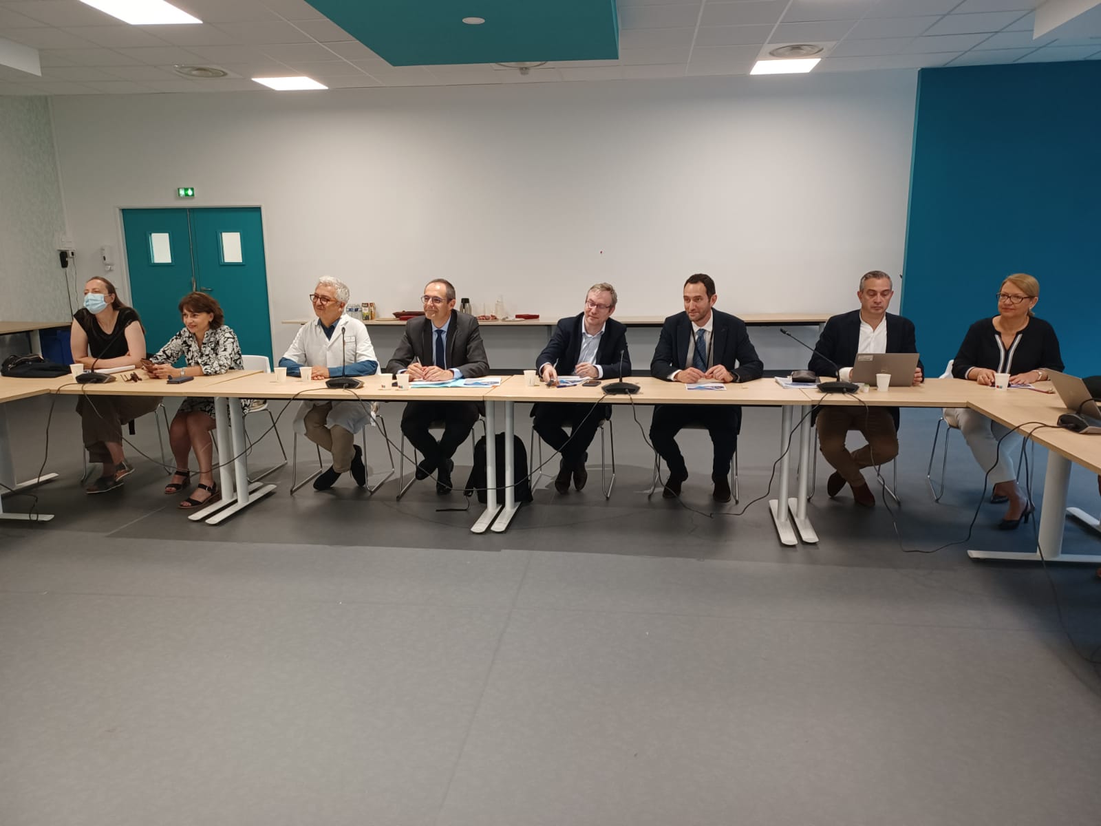 Visite d'Arnaud Corvaisier