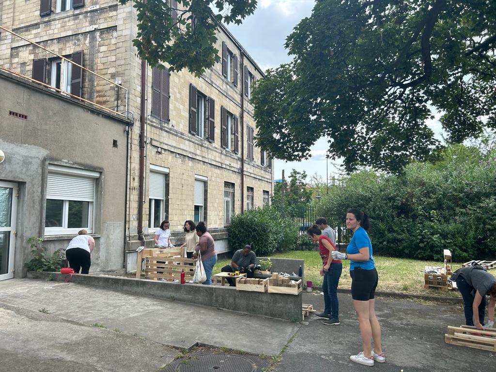 Team building solidaire à l'hôpital Casanova