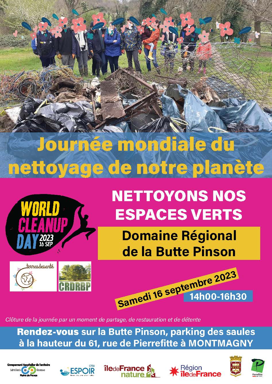 Affiche journée mondiale de nettoyage