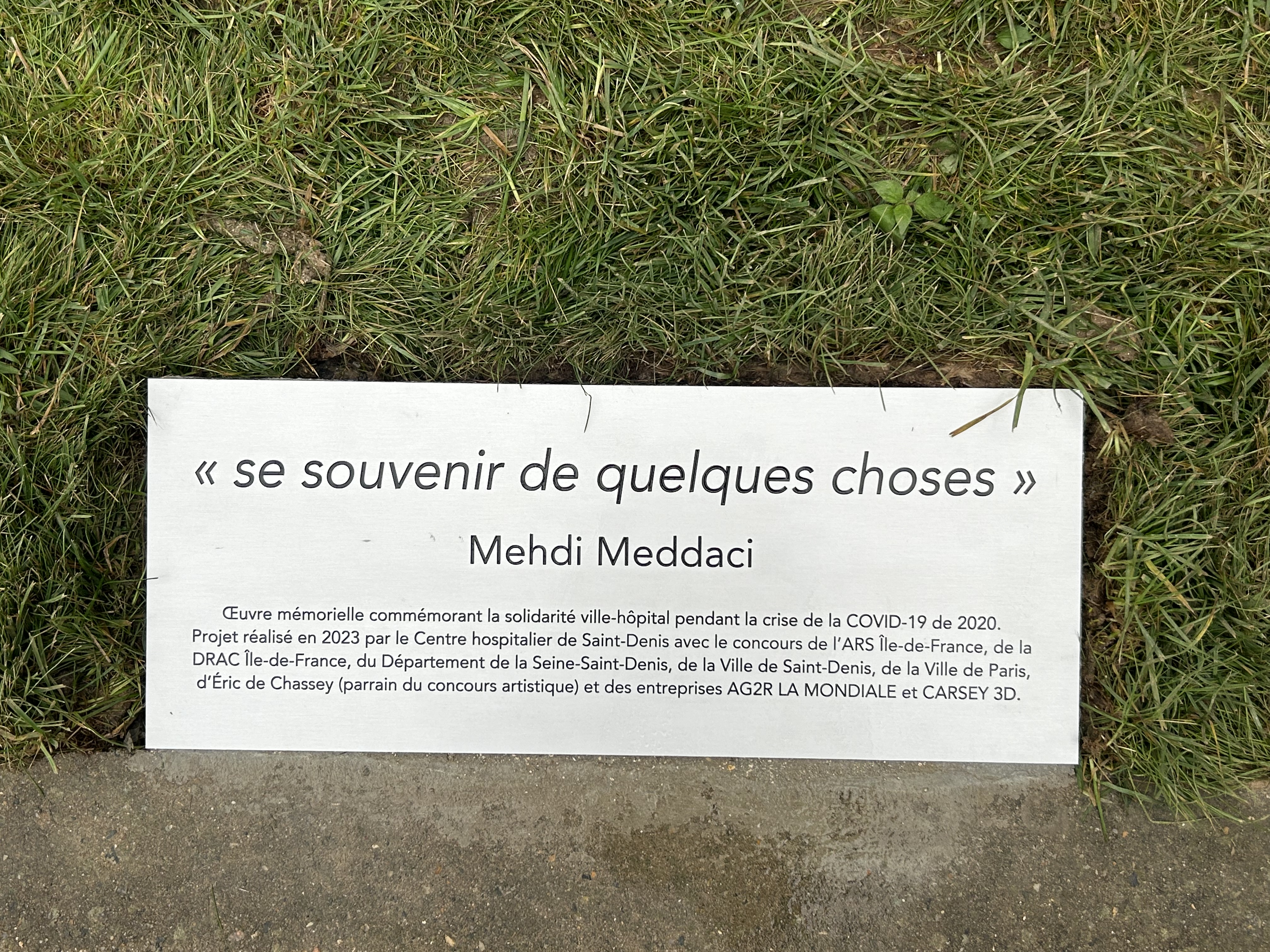 Oeuvre se souvenir de quelques choses
