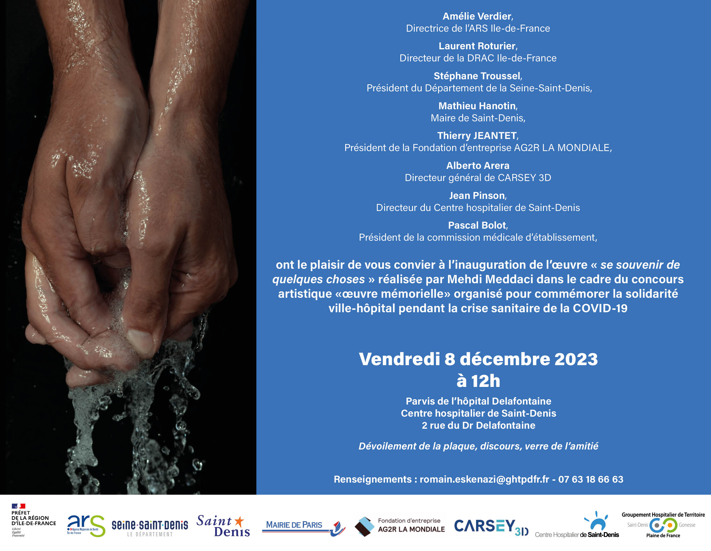 Invitation oeuvre mémorielle