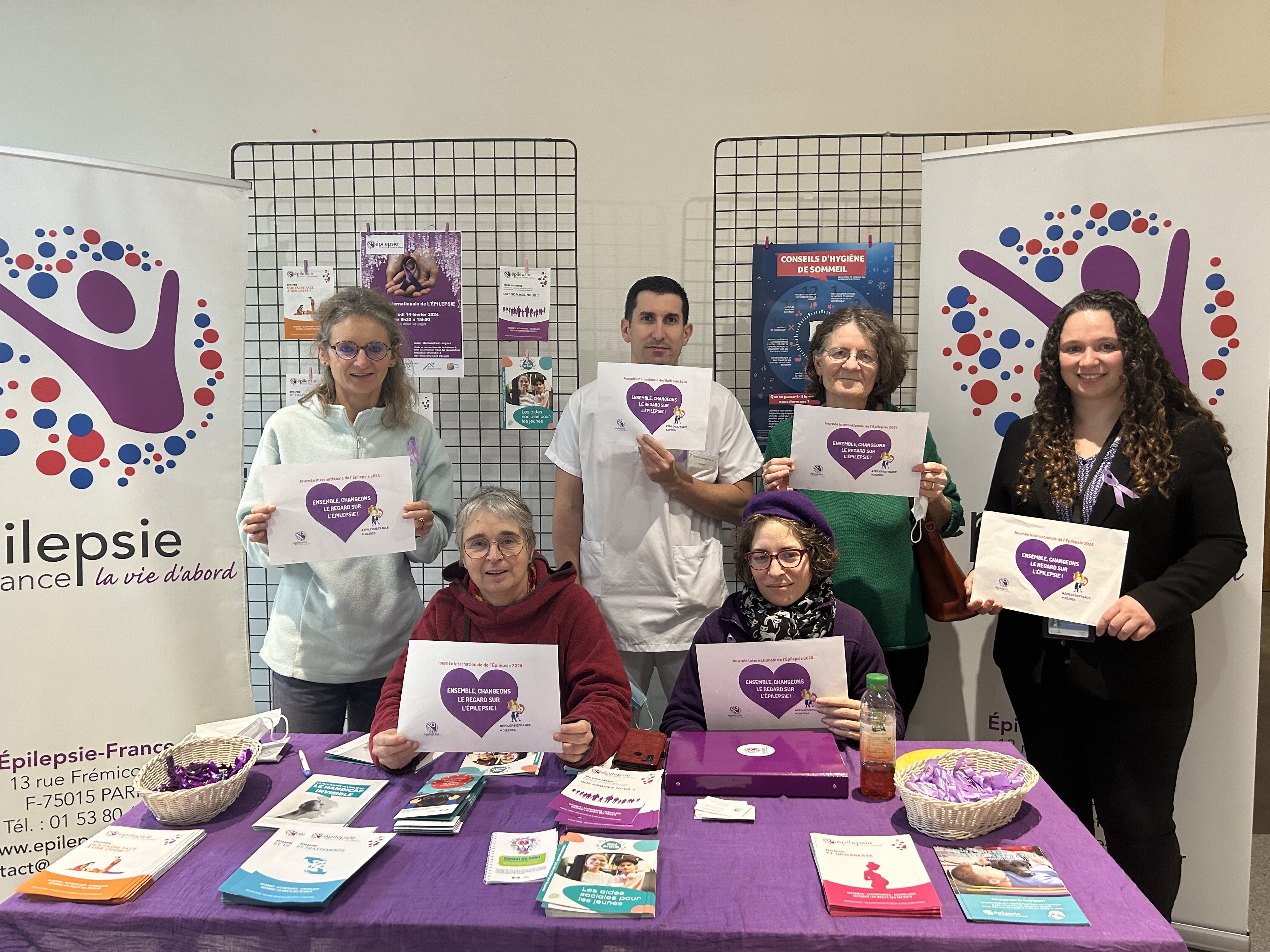 mdu et association france épilepsie au stand
