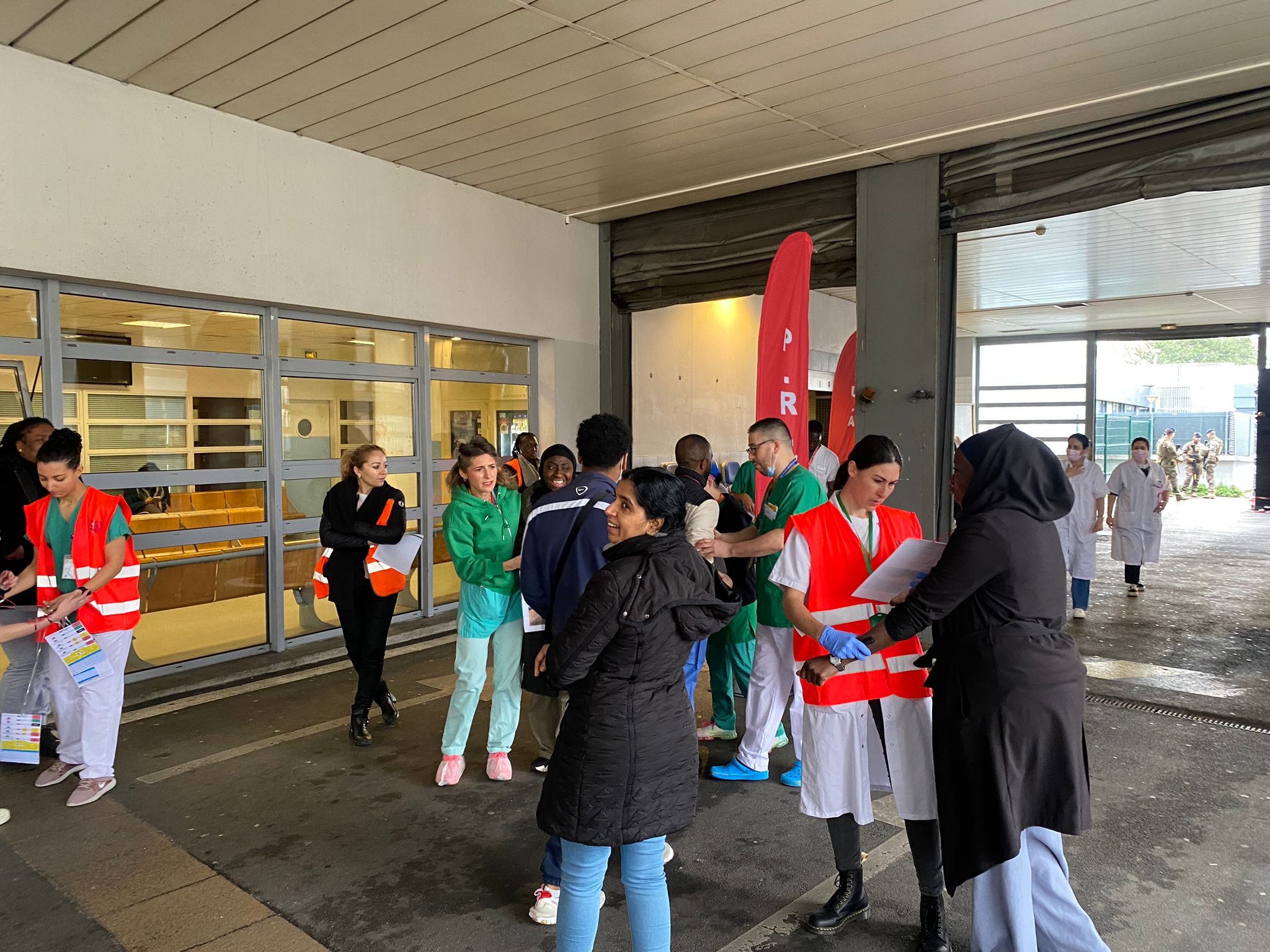 l'accueil des patients