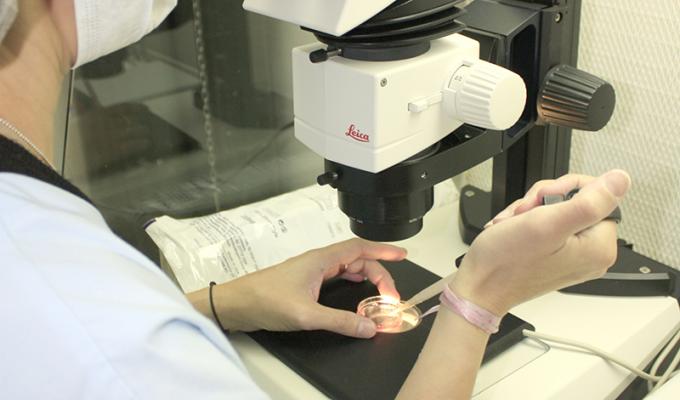 Un technicien au laboratoire 