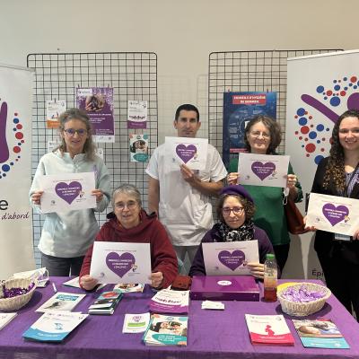 MDU et France épilepsie au stand de la journée internationale de l'épilepsie 